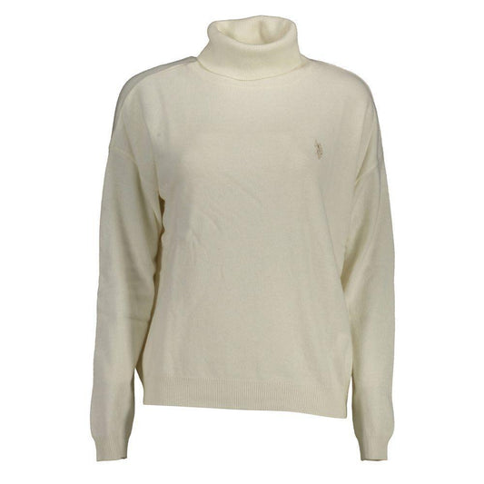 U.S. POLO ASSN. White Wool Sweater US-16949-L