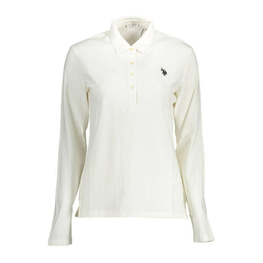 U.S. POLO ASSN. White Cotton Polo Shirt US-16970-XXL