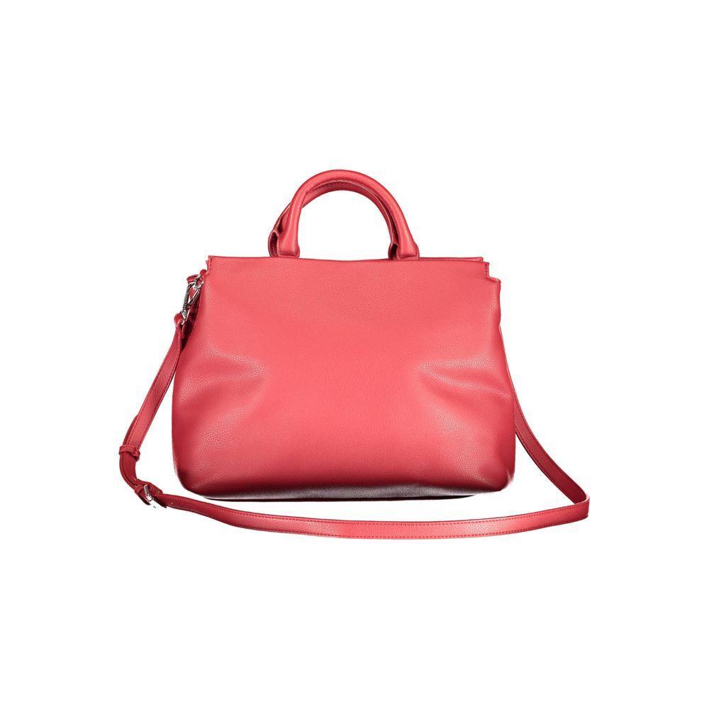 Front view with bag zipped and handles upright.
