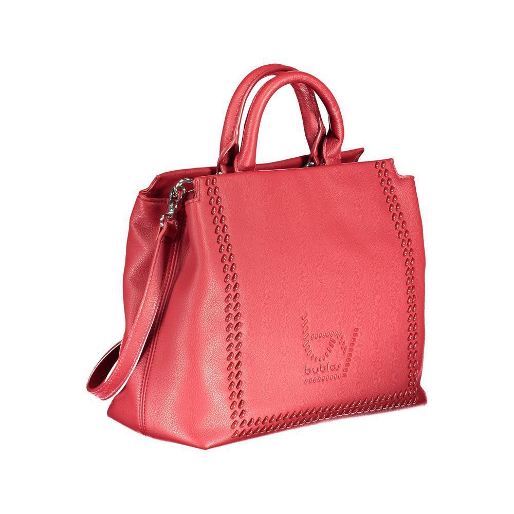 Front view with bag zipped and handles upright.