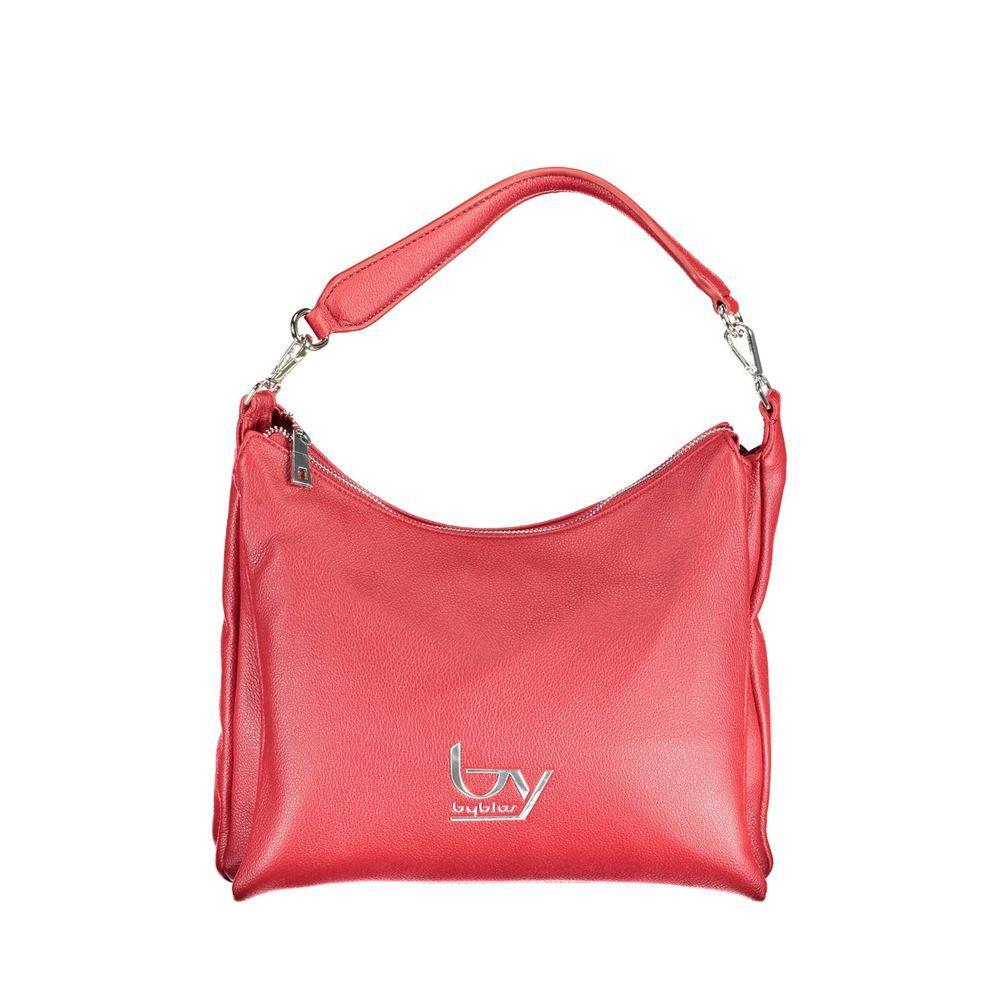 Front view with bag zipped and handles upright.