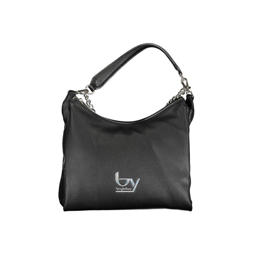 Front view with bag zipped and handles upright.