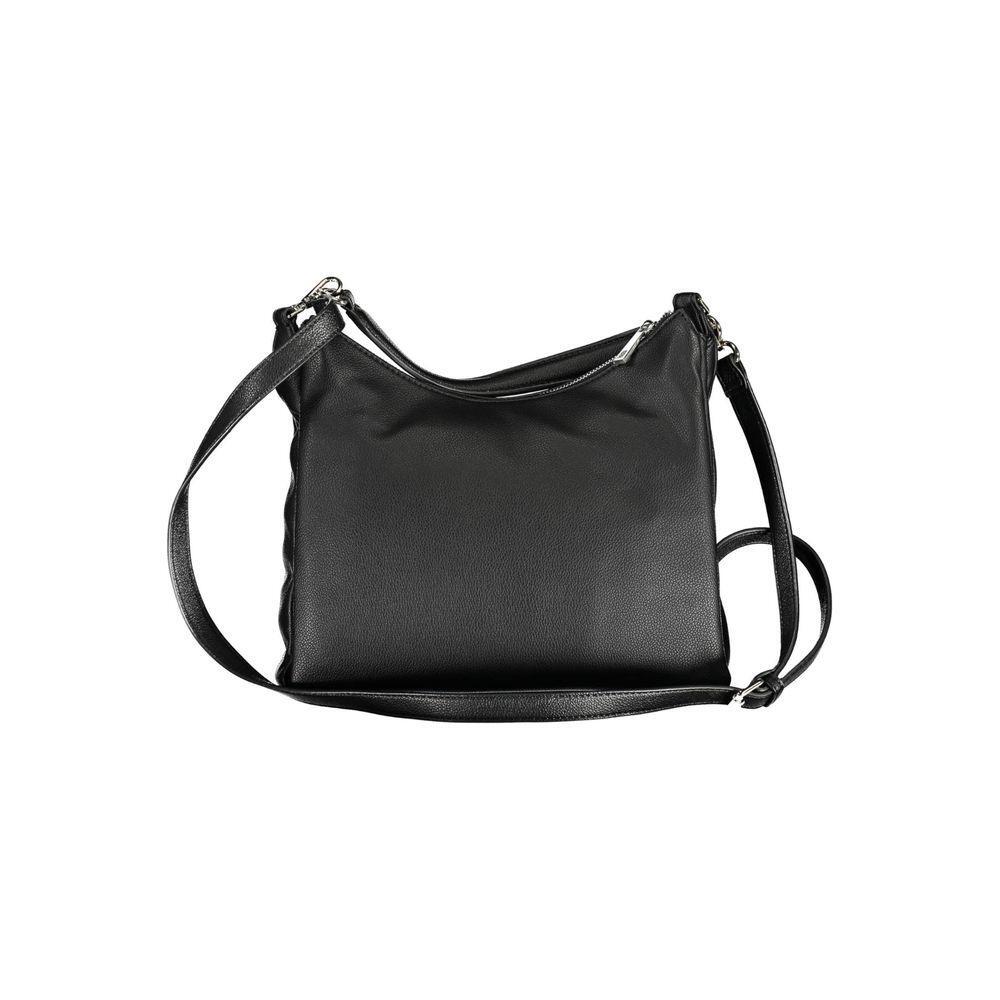 Front view with bag zipped and handles upright.