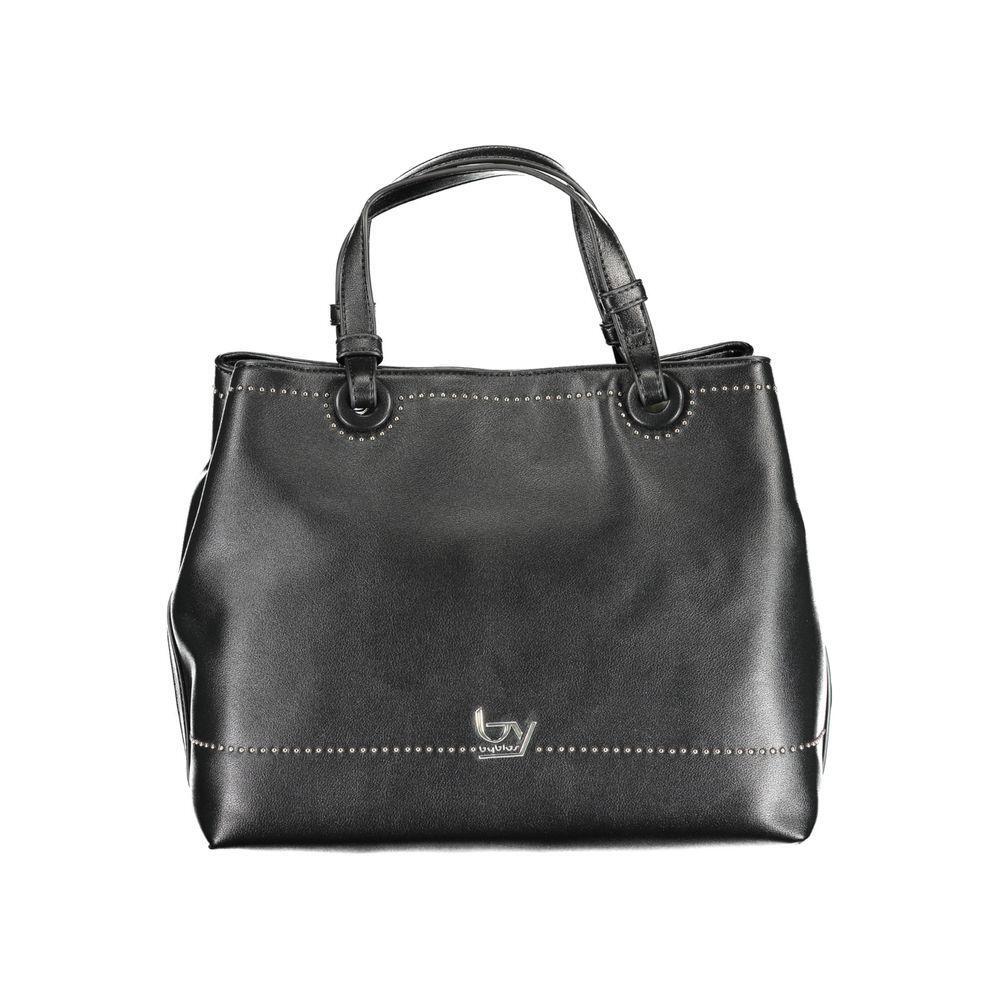 Front view with bag zipped and handles upright.