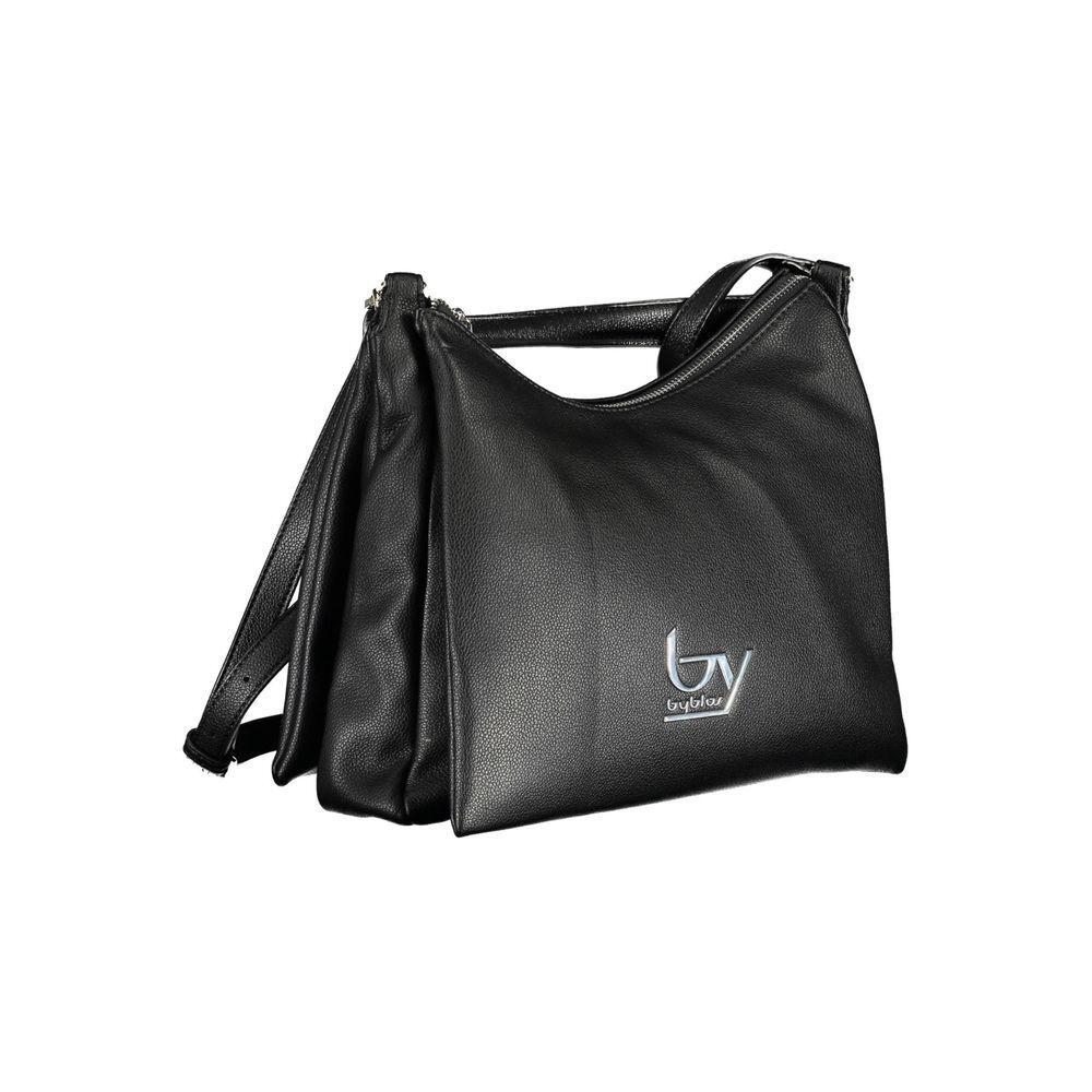 Front view with bag zipped and handles upright.