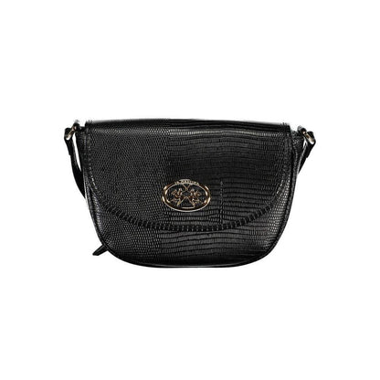 La Martina Black Polyethylene Handbag