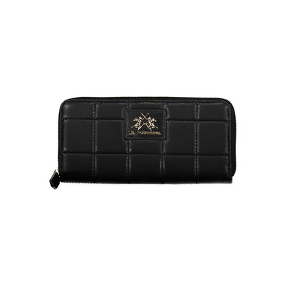 La Martina Black Polyethylene Handbag