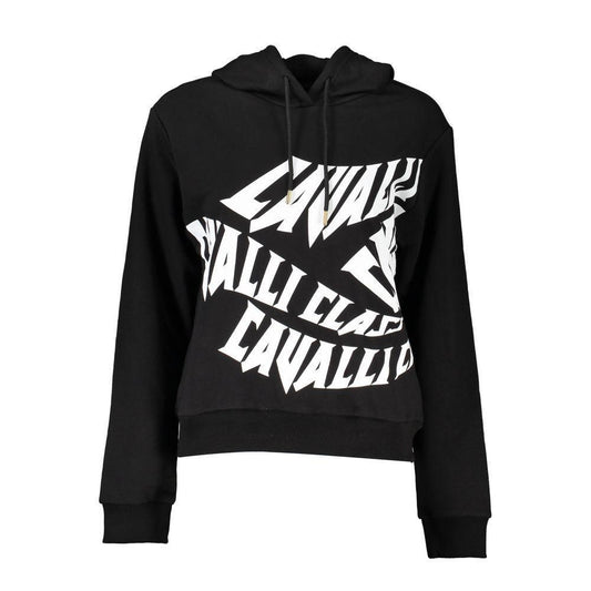 Cavalli Class Black Cotton Sweater CA-21199-M