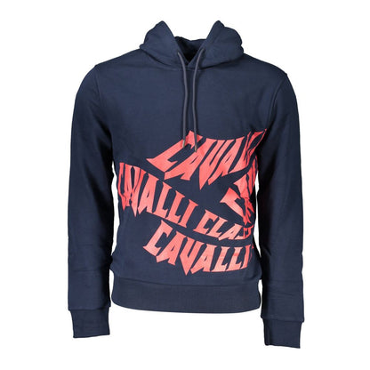Cavalli Class Blue Cotton Sweatshirt