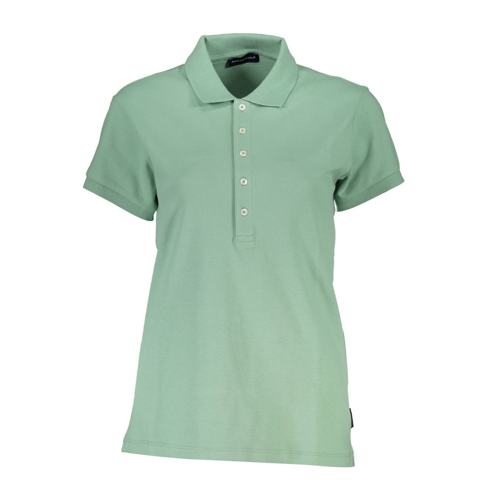 North Sails Green Cotton Polo Shirt