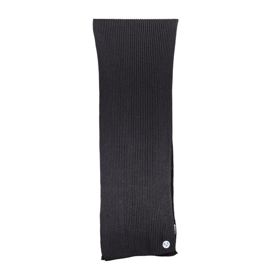 North Sails Black Cotton Scarf NO-23396