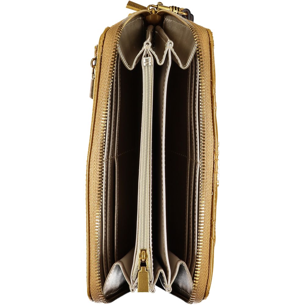 Guess Jeans Yellow Polyethylene Wallet