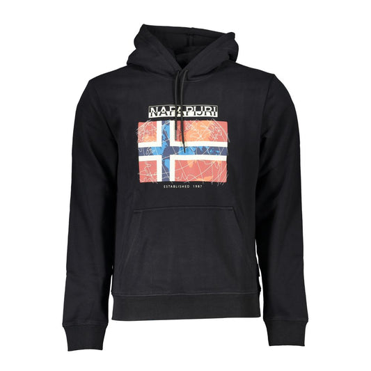 Napapijri Black Cotton Sweater NA-25269-XS