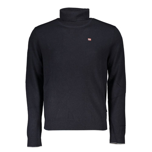 Napapijri Black Fabric Sweater NA-25306-M