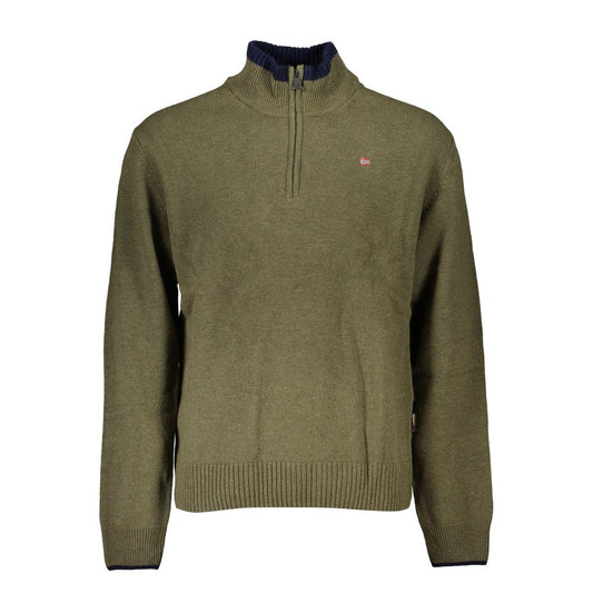 Napapijri Green Fabric Sweater NA-25314-M