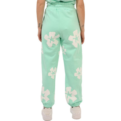 Comme Des Fuckdown Green Cotton Women Sweatpant