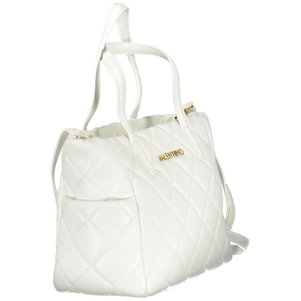Mario Valentino White Polyethylene Handbag