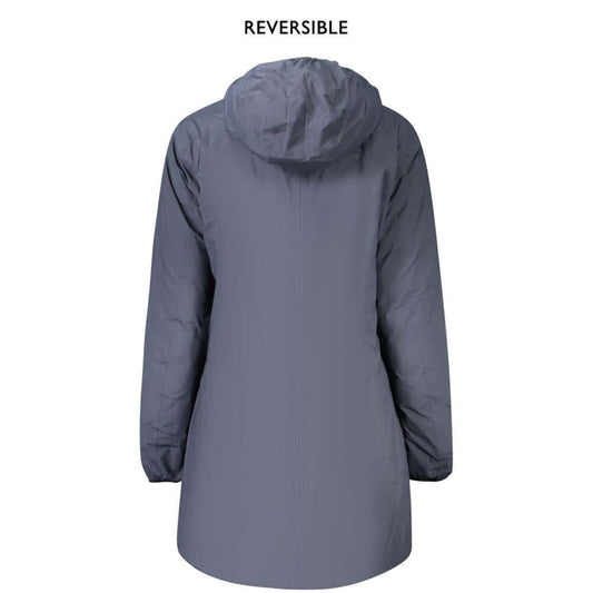 K-WAY Blue Polyester Jackets & Coat