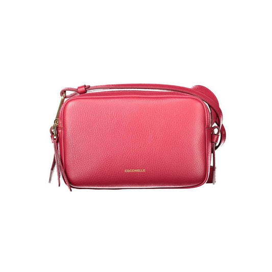 Coccinelle Red Leather Handbag CO-35340