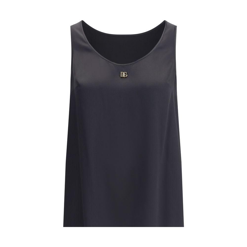 Dolce & Gabbana Silk Top DO-F7AK5TGDDBLN0000-IT44 | L