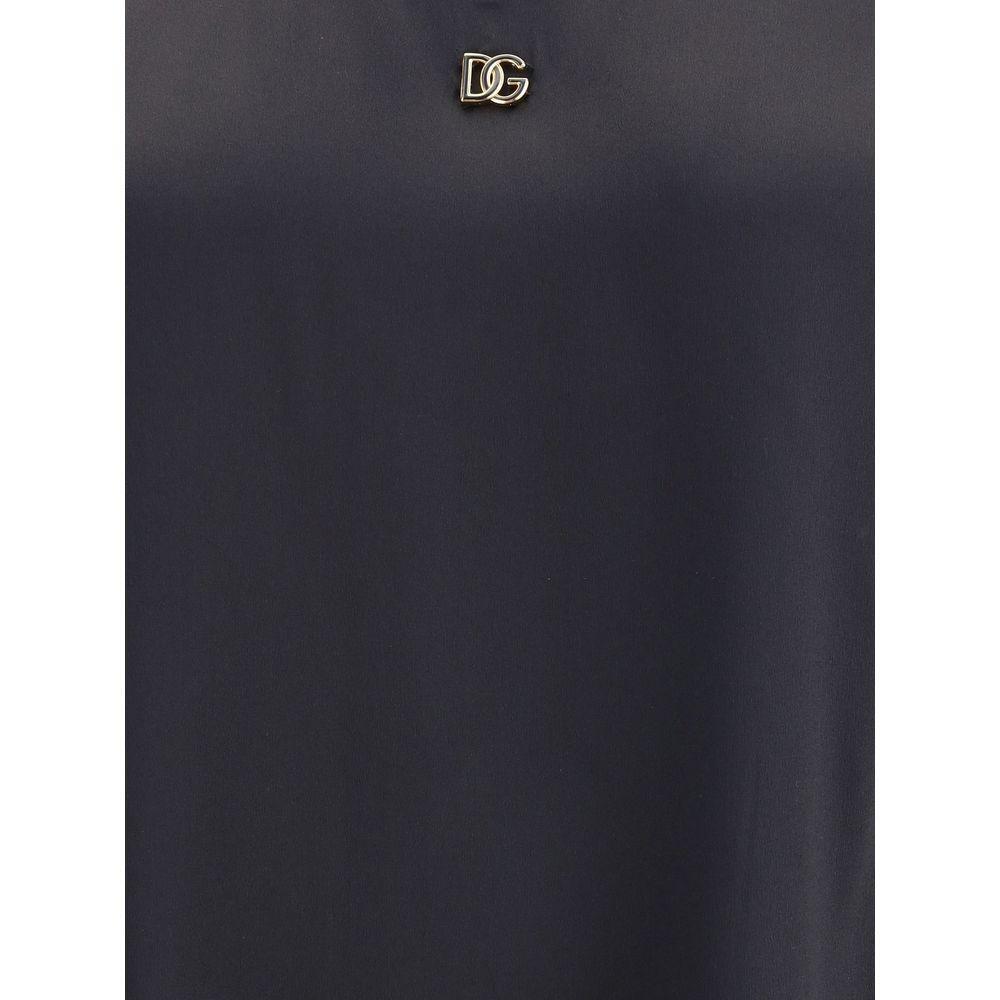 Dolce & Gabbana Silk Top DO-F7AK5TGDDBLN0000-IT44 | L
