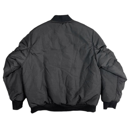 Diego Venturino Black Polyester Men Bomber Jacket