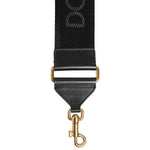 Dolce & Gabbana Black Solid Viscose Bag Shoulder Strap
