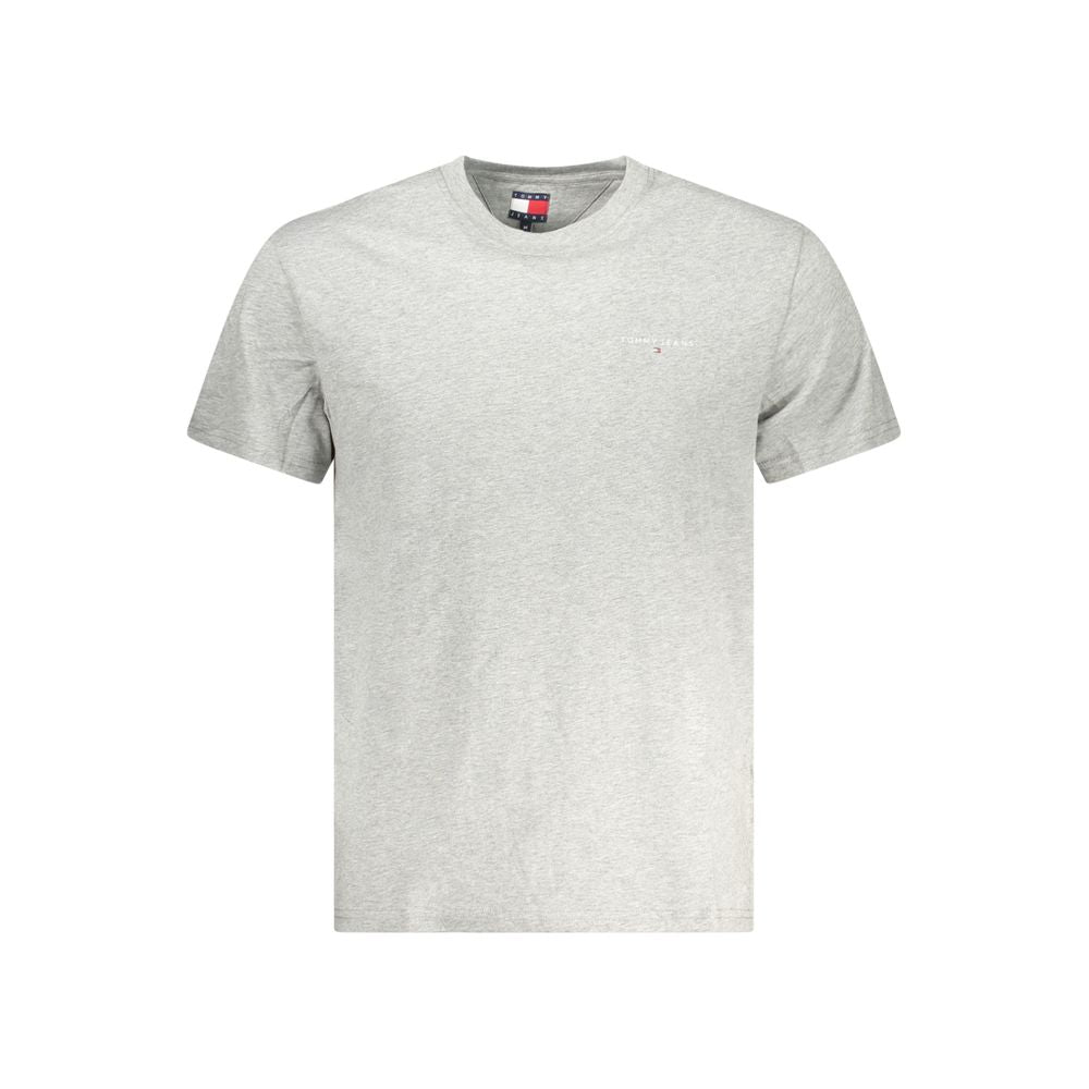 Tommy Hilfiger Gray Cotton Men T-Shirt TO-35361-XXL