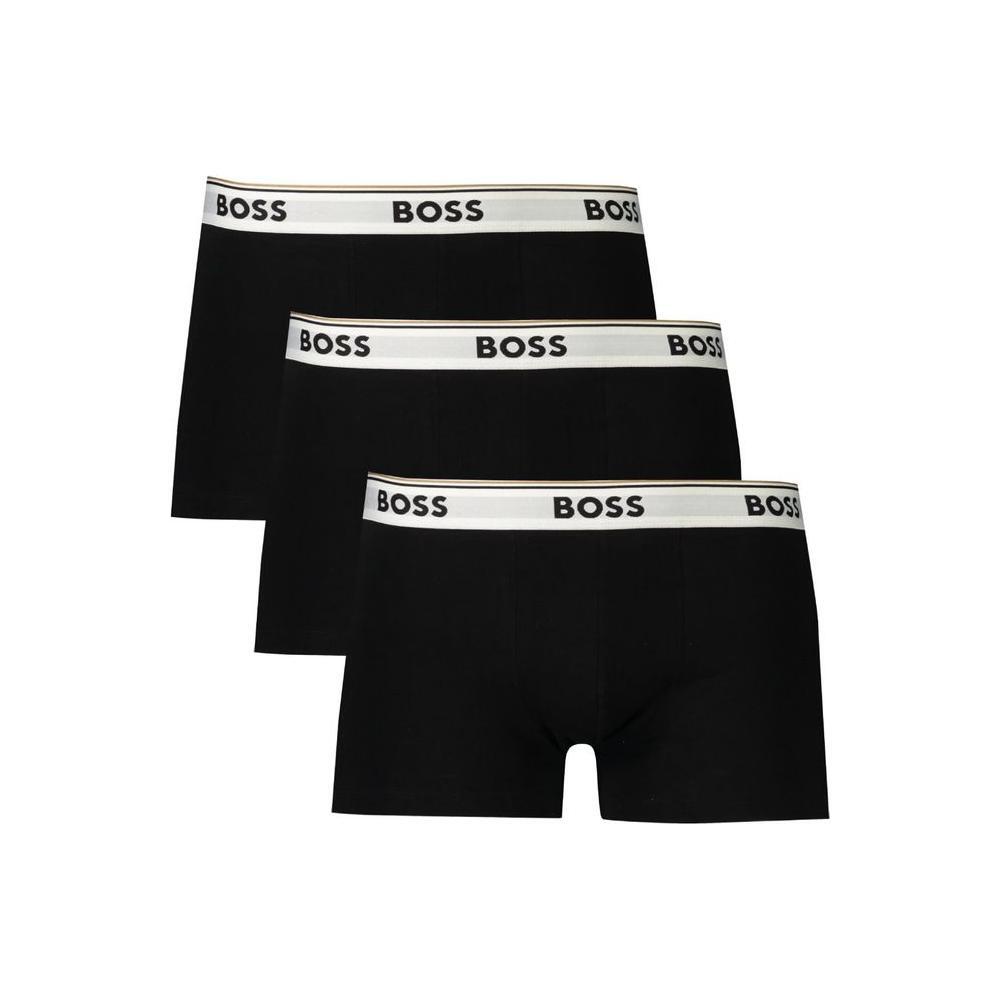 Hugo Boss Black Cotton Men Boxer Short
