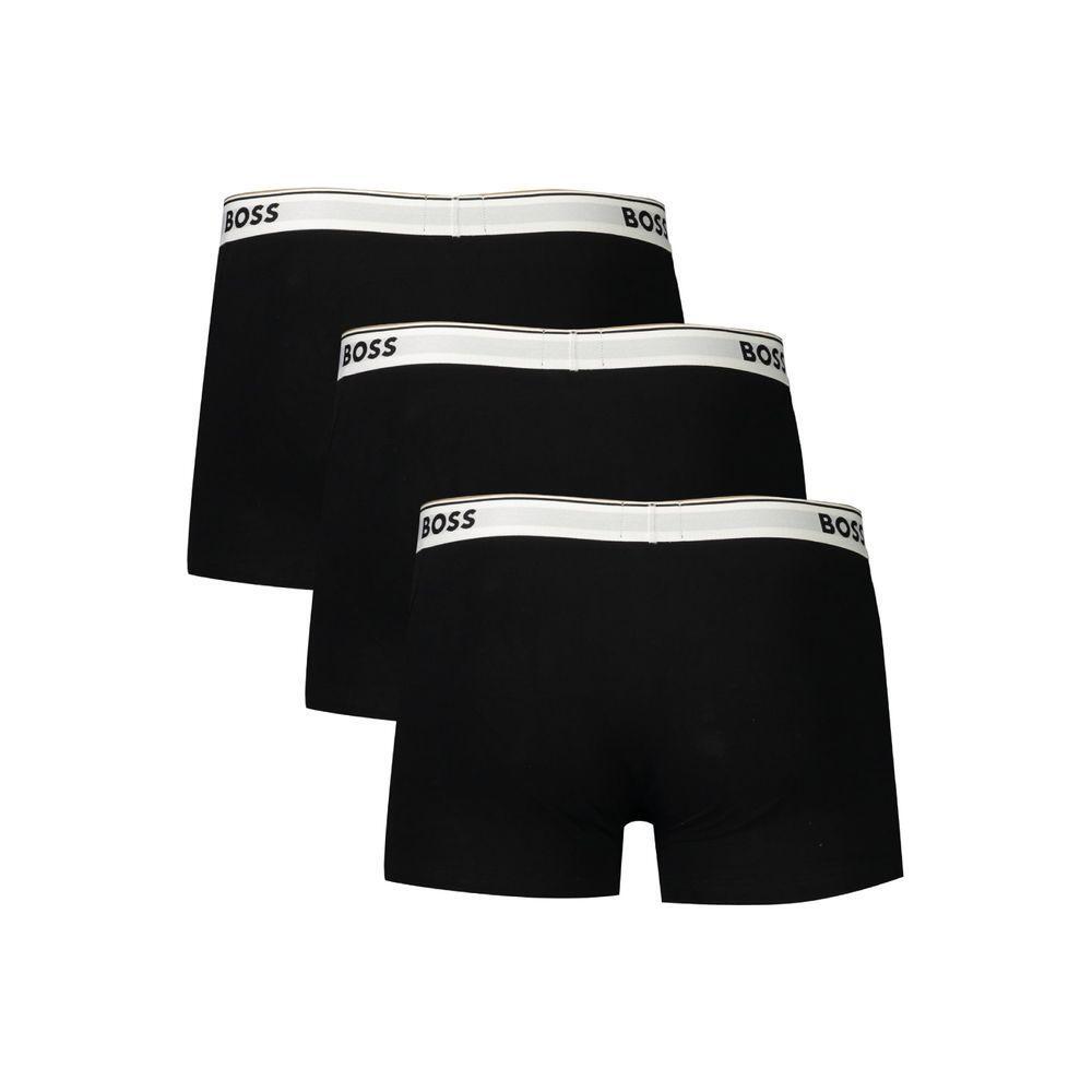 Hugo Boss Black Cotton Men Boxer Short