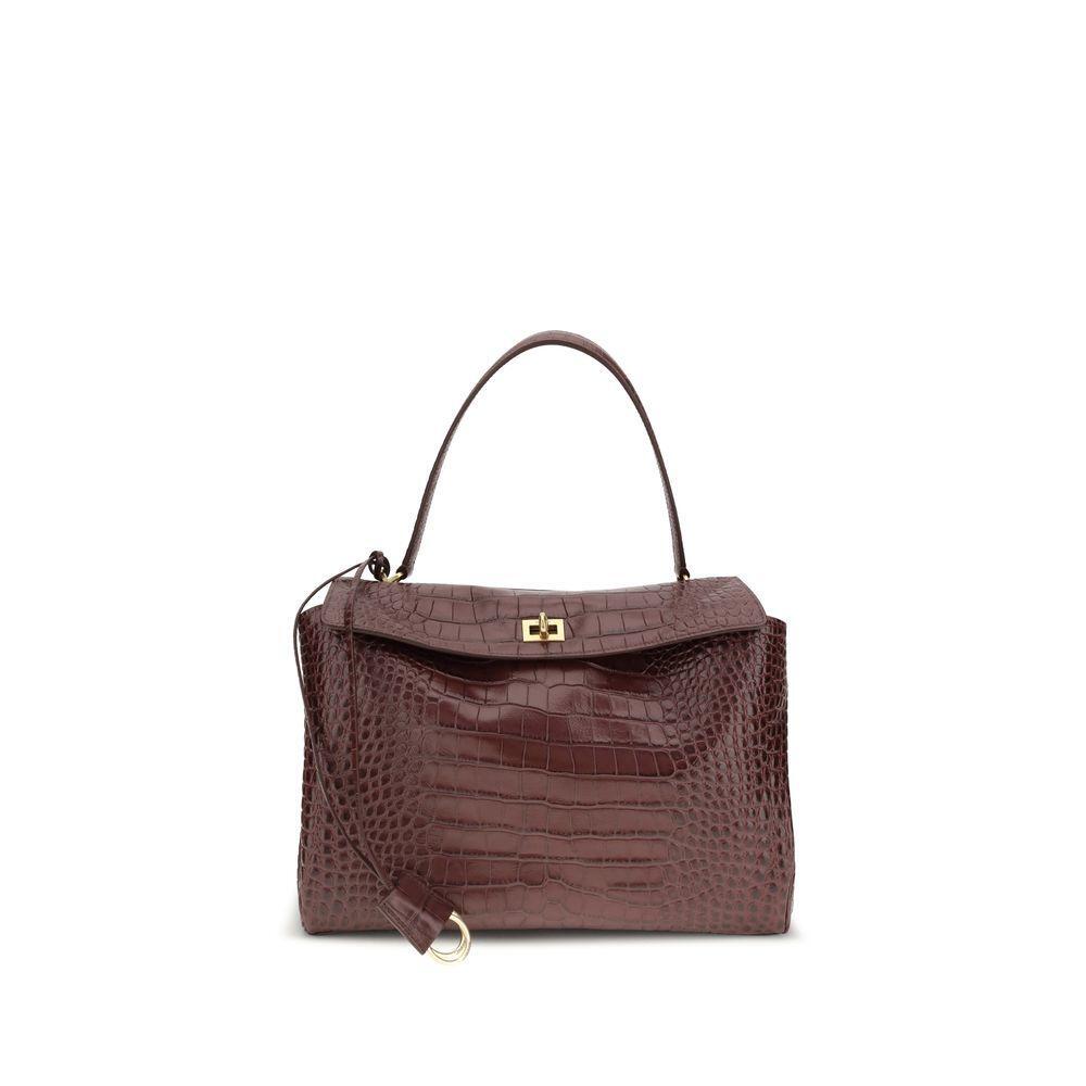 Front view with bag zipped and handles upright.