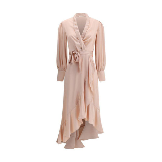 Zimmermann Silk charmeuse wrap Dress ZI-8066DR25RPTL-1