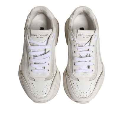 Dolce & Gabbana White Daymaster Low Top Sneakers Shoes
