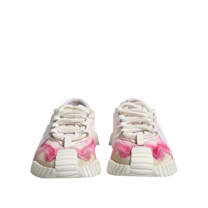 Dolce & Gabbana White NS1 Lace Up Low Top Sneakers Shoes