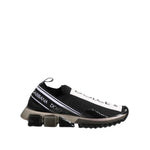 Dolce & Gabbana Black Sorrento Slip On Low Top Sneakers Shoes