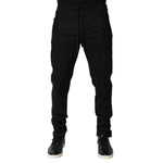 Dolce & Gabbana Marl Black Wool Blend Jogger Sweatpants Pants