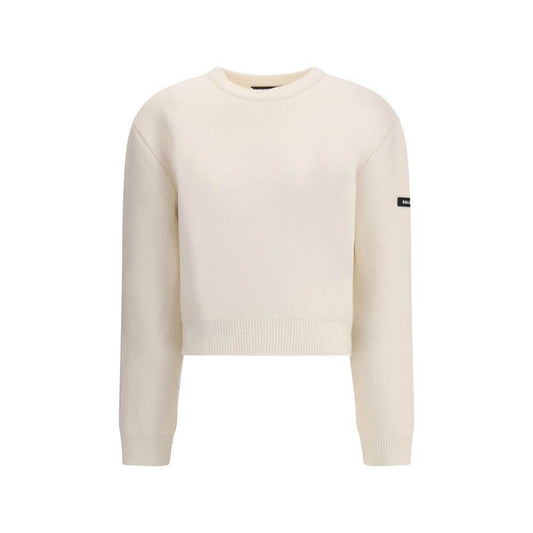 Balenciaga White Wool Sweatshirt