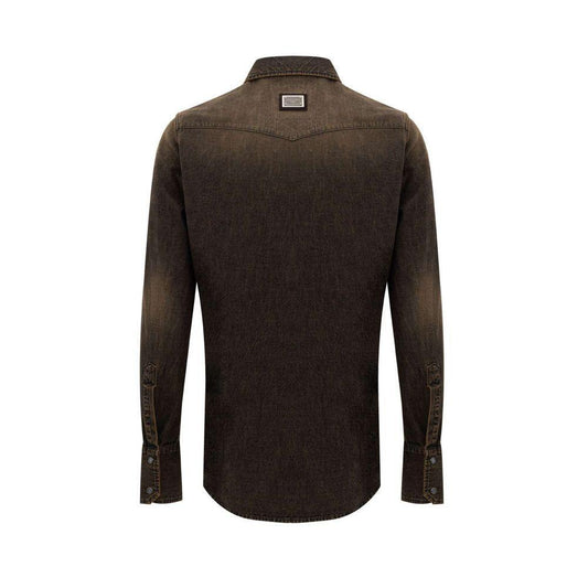Dolce & Gabbana Brown Cotton Denim