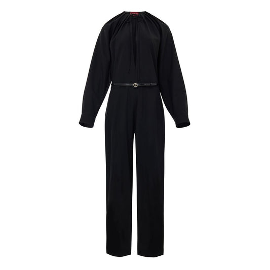 Gucci Black Wool Jumpsuit GU-9814676-IT44|L
