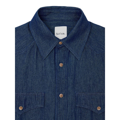 Paul Smith Blue Cotton Denim