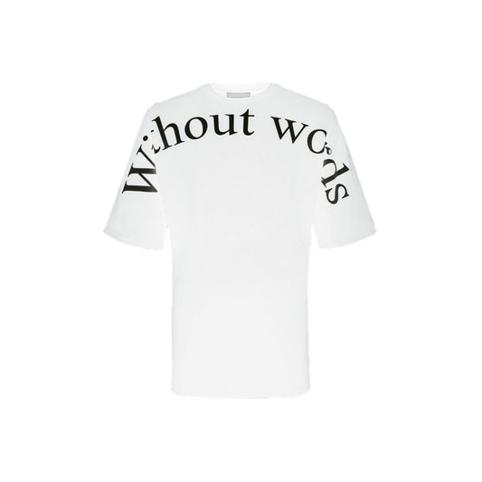 Diego Venturino White Cotton T-Shirt DI-15847-L