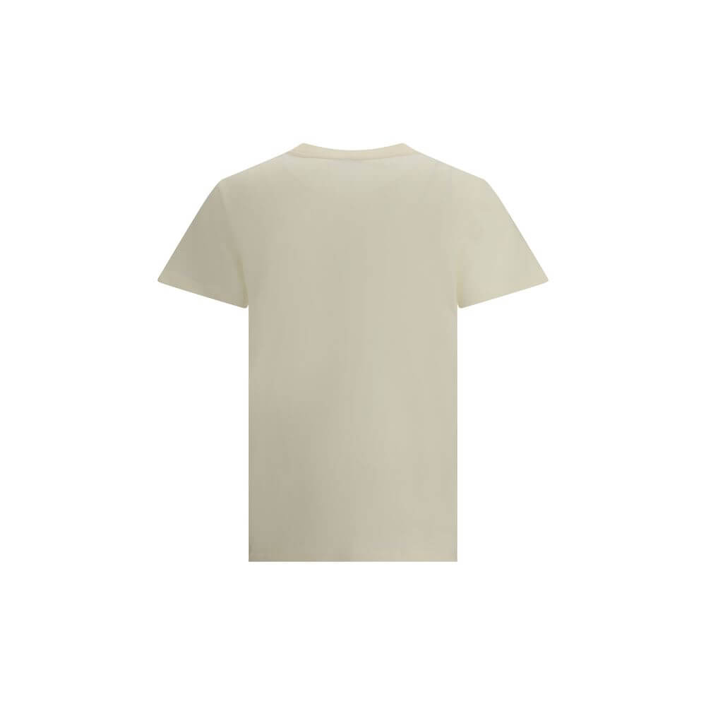 Moncler Cream Cotton T-Shirt