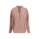 Brunello Cucinelli Silk Blouse BR-MB993EA101C4272-M