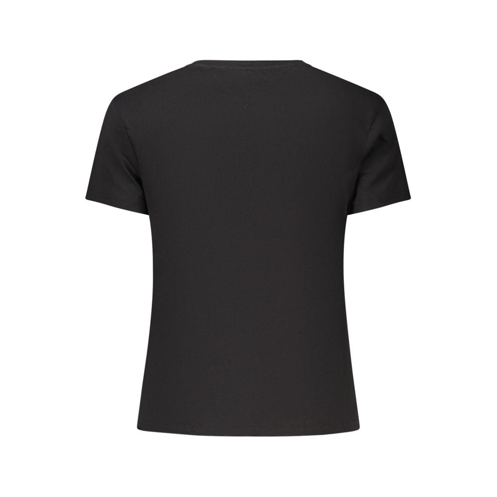 Tommy Hilfiger Black Cotton T-Shirt