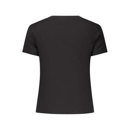 Tommy Hilfiger Black Cotton T-Shirt