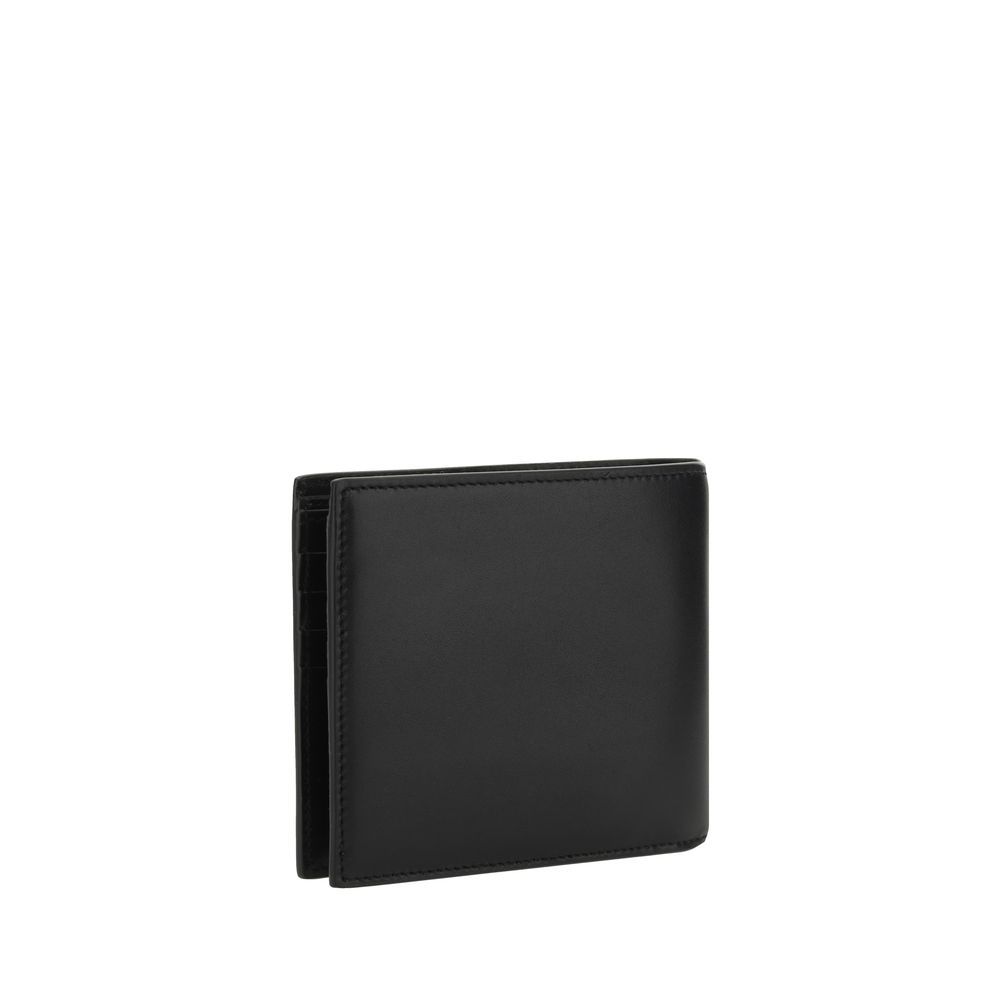 Saint Laurent Black Calf Leather Bos Taurus Wallet