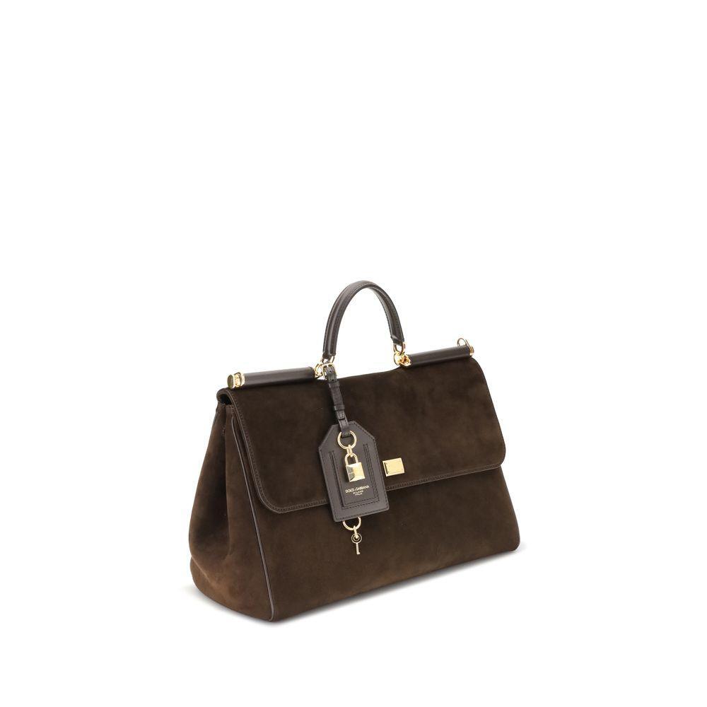 Front view with bag zipped and handles upright.