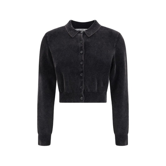 Alexander Wang Black Cotton Cardigan