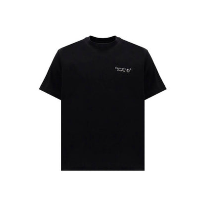 Loulou De Saison Black Wool Sweatshirt with elegant crew neck and gold detail, adding sophistication and movement to the garment.