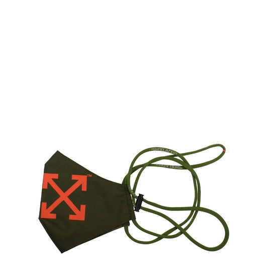 Off-White Green Polyester Facemasks OF8547171827977BT